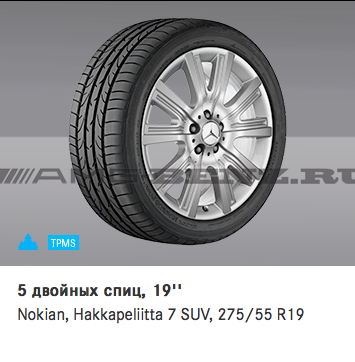 Зимние колеса R19 GLE GLS