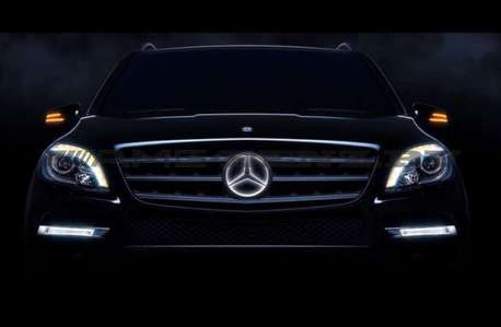 Звезда Mercedes с подсветкой