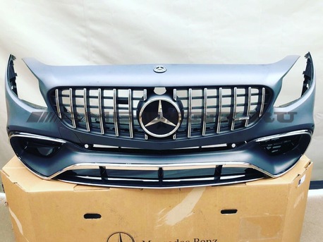 Передний бампер W217 S63 AMG Фейслифт