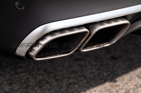 Титановый выхлоп GLS 63 AMG X167