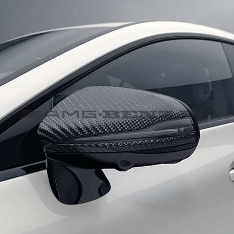 Накладки зеркал карбон CLS 53 AMG C257
