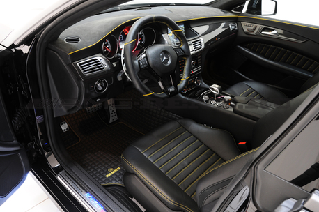 Перешив салона кожей CLS63 AMG