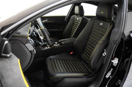 Перешив салона кожей CLS63 AMG