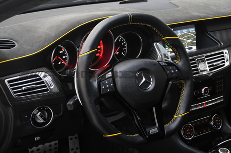 Перешив салона кожей CLS63 AMG