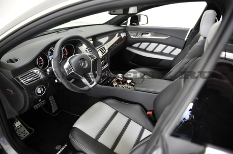 Перешив салона кожей CLS63 AMG