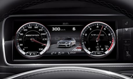Комбинация приборов S63 AMG W217