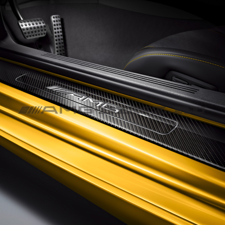 Накладки порогов карбон AMG GT C190