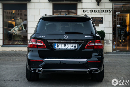 Выхлопная система ML 63 AMG W166